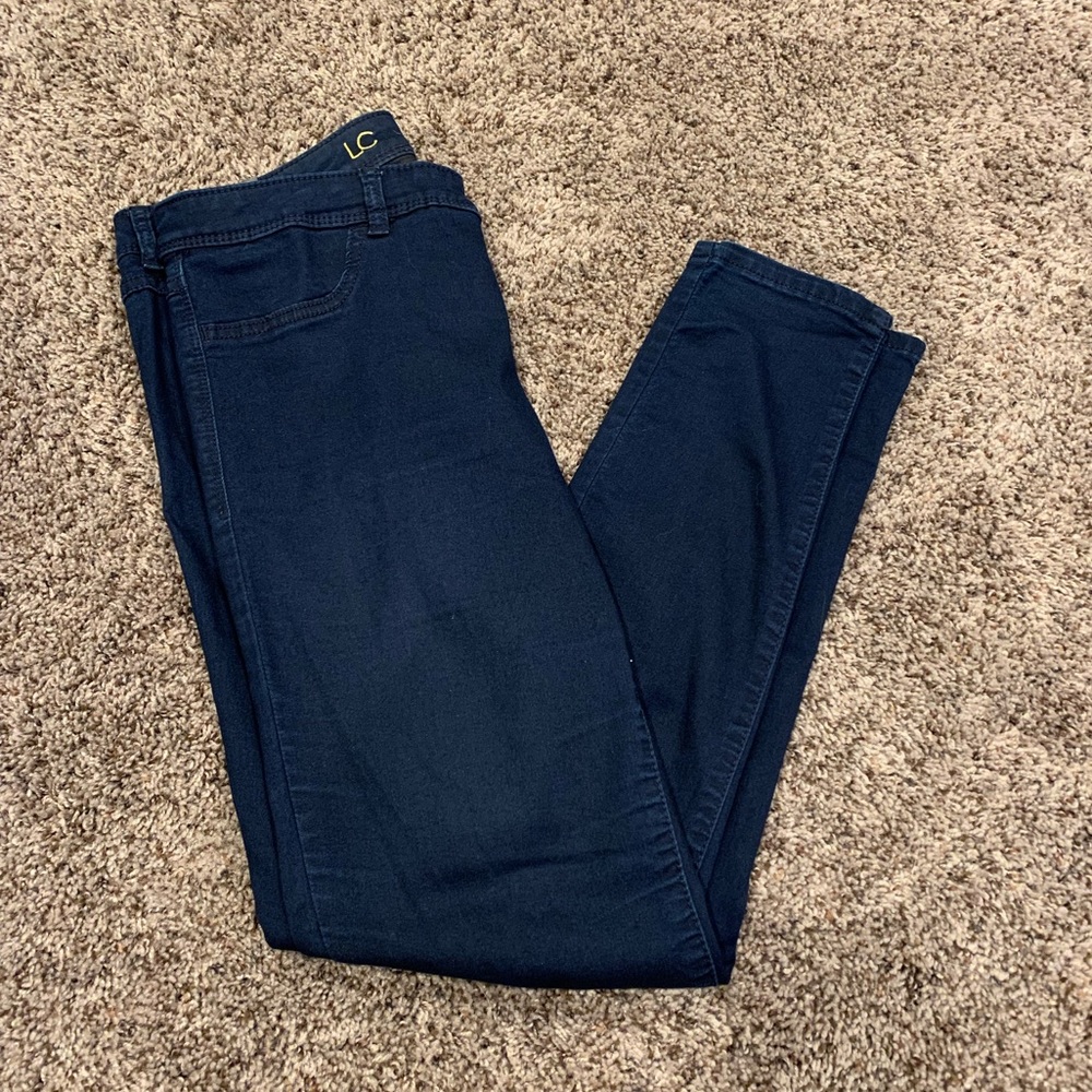 LC Lauren Conrad Dark Wash Skinny Jeans 👖 SZ 10